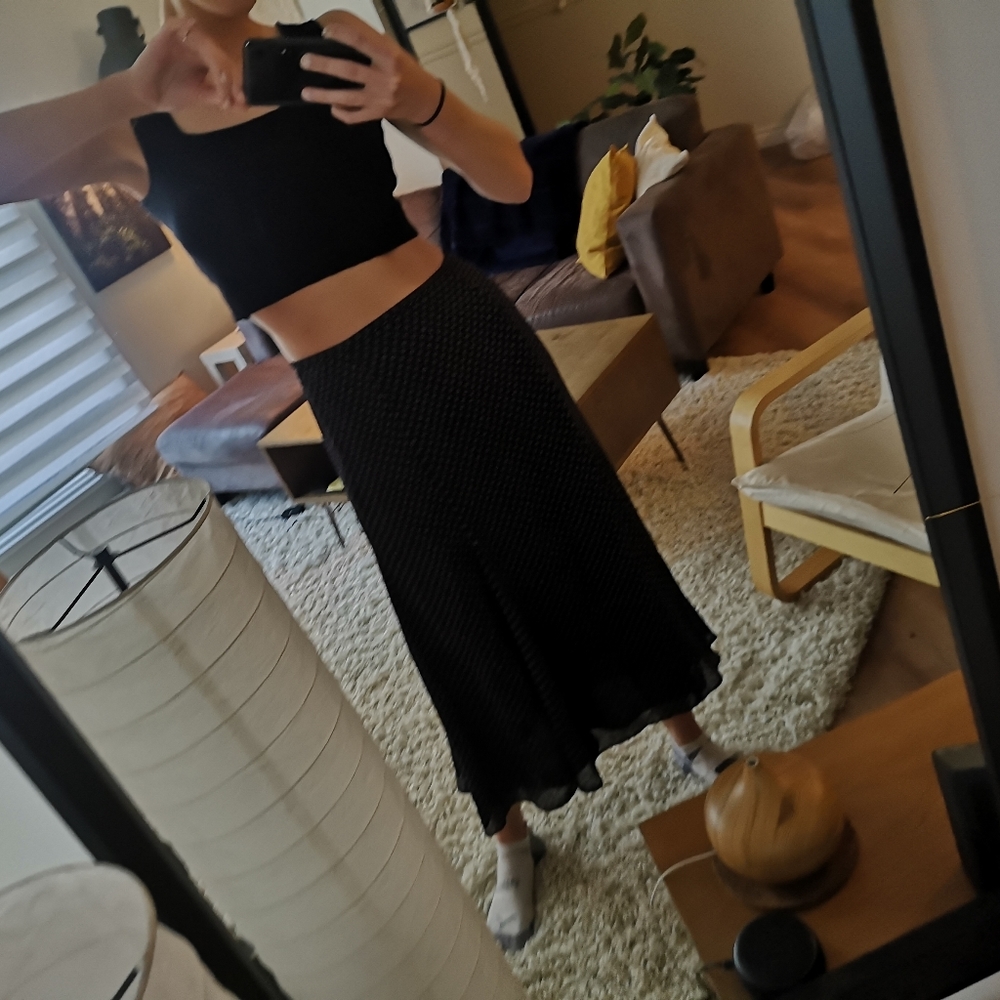 High waisted skirt